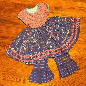 Matilda Jane set dress size 6/ pant size 4